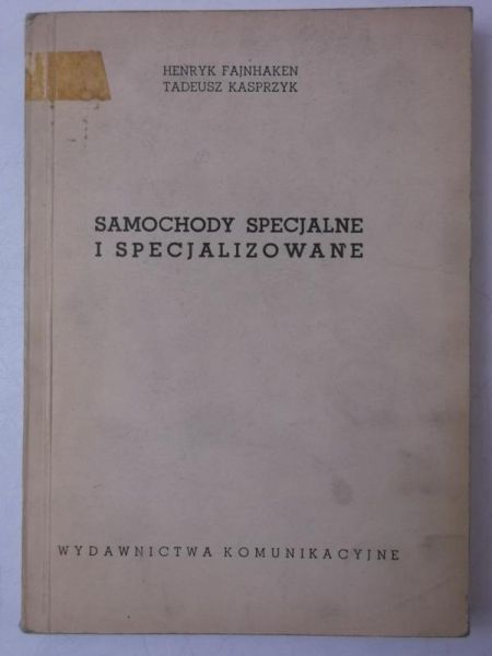 Samochody specjalne i specjalizowane