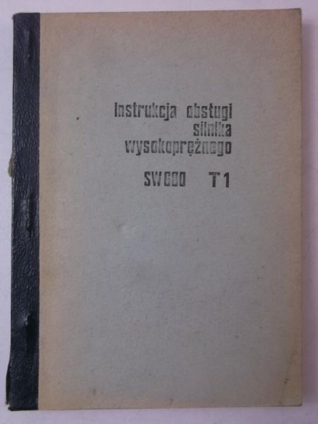 Instrukcja obsługi silnika wysokoprężnego SW680 T1