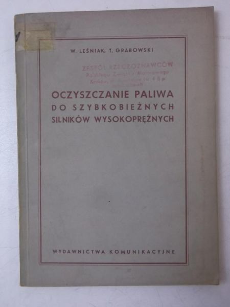 Oczyszczanie paliwa do szybkobieżnych silników wysokoprężnych