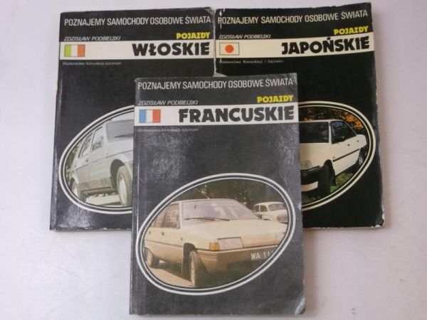 Pojazdy włoskie / Poajzdy japońskie / Pojazdy francuskie