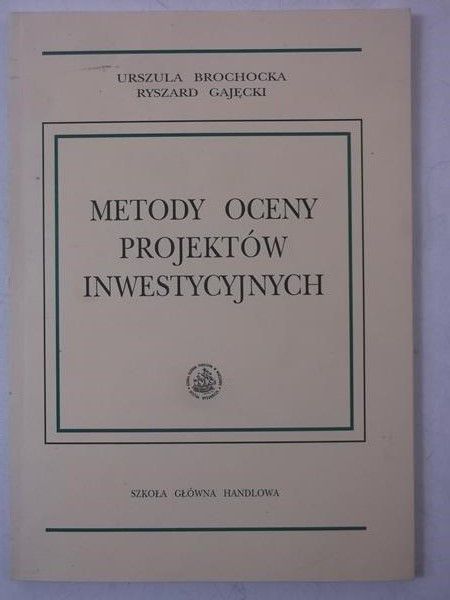 Metody oceny projektów inwestycyjnych