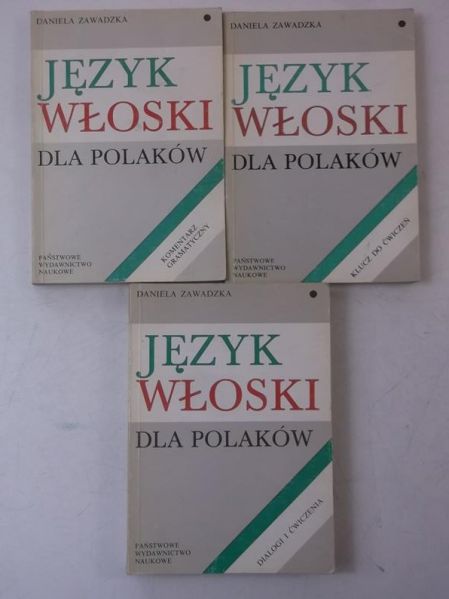 Język włoski dla polaków, 3 książki