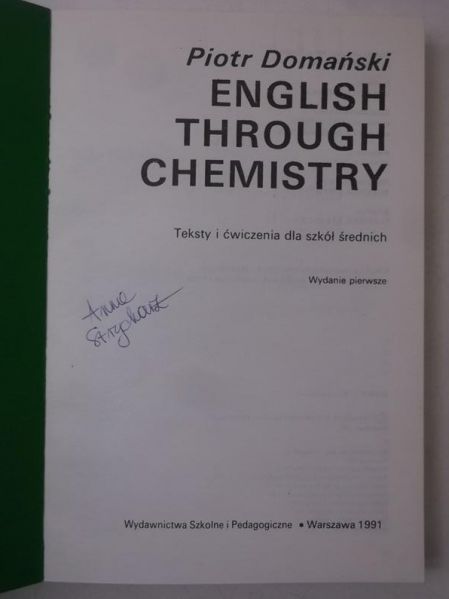 English Through Chemistry