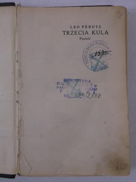 Trzecia kula, 1928 r.