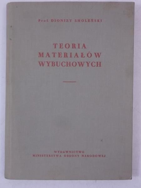 Teoria materiałów wybuchowych