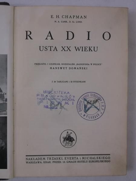 Radio. Usta XX wieku, 1939 r.