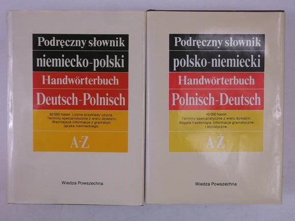 Chodera Jan - Podręczny słownik: polsko-niemiecki, niemiecko-polski, 2 książki