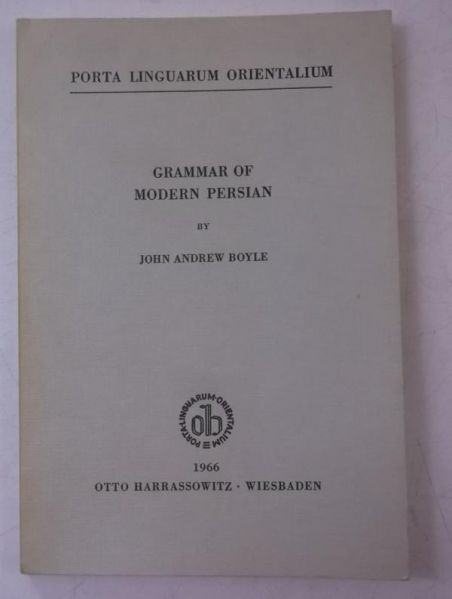 Boyle John Andrew - Grammar of Modern Persian