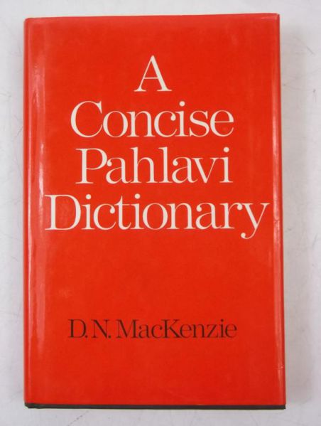 Concise Pahlavi Dictionary