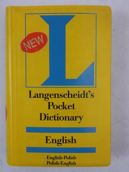 Langenscheidt's Pocket Dictionary English-Polish, Polish-English