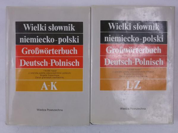 Wielki słownik niemiecko- polski tom I- II