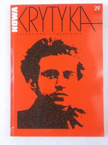Nowa krytyka. Czasopismo filozoficzne