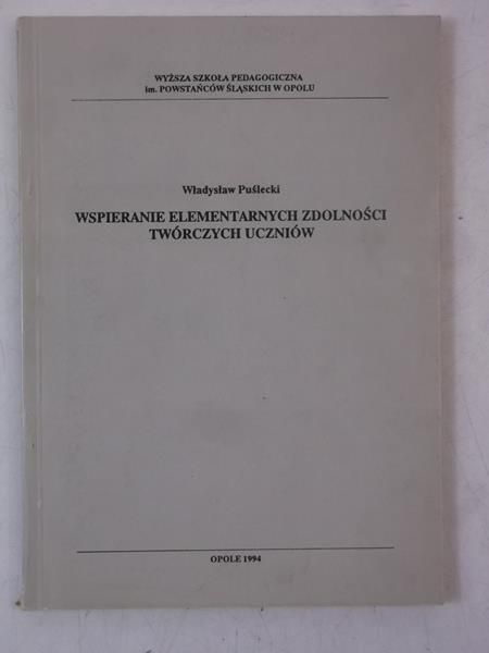 Wspieranie elementarnych zdolności twórczych uczniów