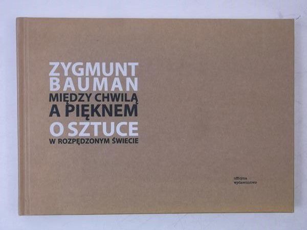 Bauman Zygmunt - Między chwilą a pięknem. O sztuce w rozpędzonym świecie