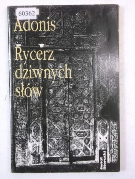 Aldonis. Rycerz dziwnych słów
