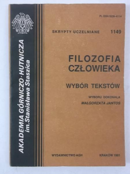Jantos Małgorzata - Filozofia człowieka. Wybór tekstów