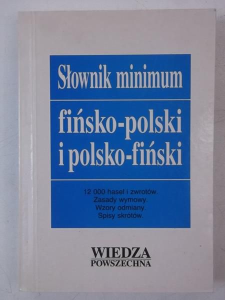 Krawczykiewicz Beata - Słownik minimum fińsko-polski i polsko-fiński