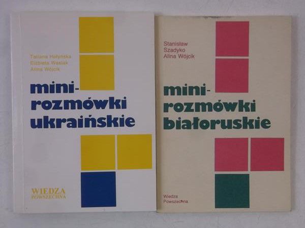 Mini-rozmówiki ukraińskie / Mini-rozmówki białoruskie
