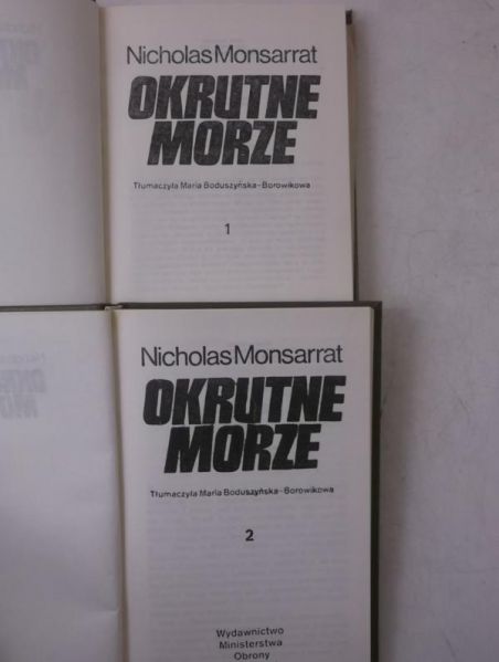 Okrutne morze, tom I-II