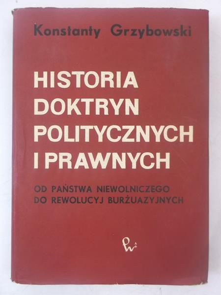 Historia doktryn politycznych i prawnych
