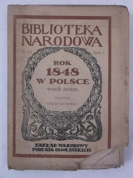 Rok 1848 w Polsce. Wybór źródeł, 1948 r.