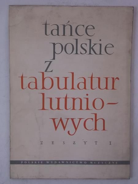 Tańce polskie z tabulatur lutniowych