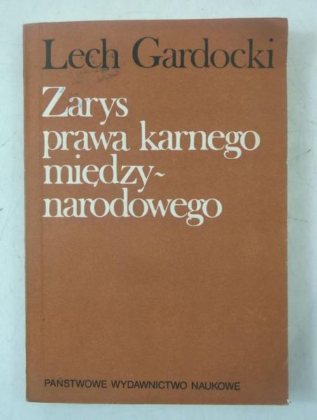 Zarys prawa karnego międzynarodowego