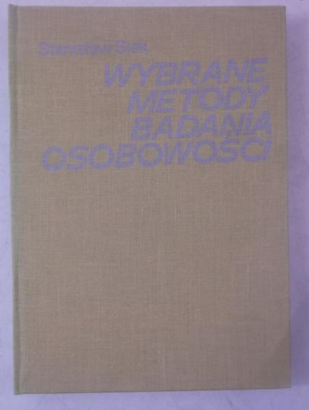 Wybrane metody badania osobowości