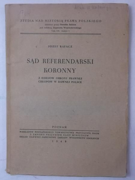 Sąd referendarski koronny, 1948 r.