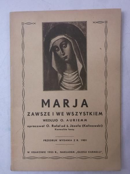 Marja zawsze i we wszystkim, 1935 r.