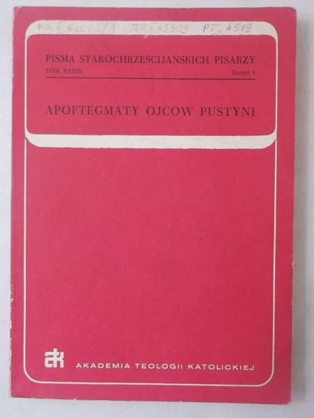 Apoftegmaty ojców pustyni