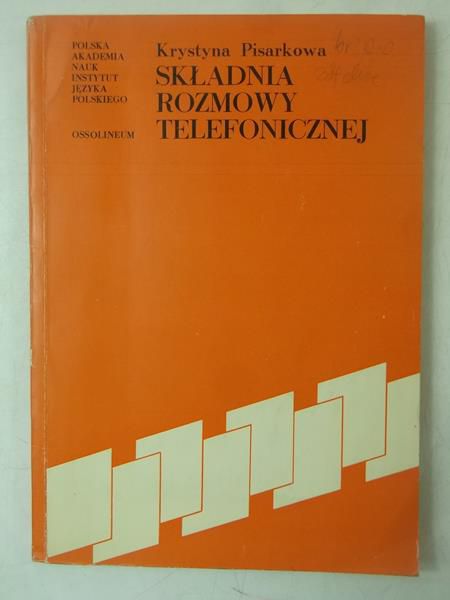 Składnia rozmowy telefonicznej