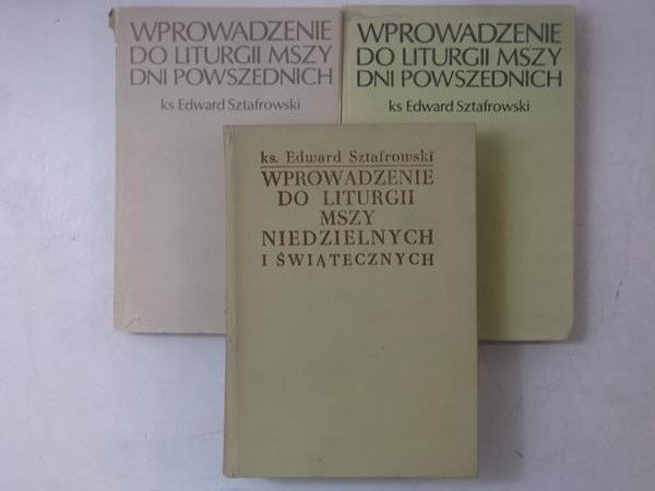 Wprowadzenie do liturgii mszy niedzielnych i świątecznych / Wprowadzenie do liturgii mszy dni powszednich, Tomy I-II
