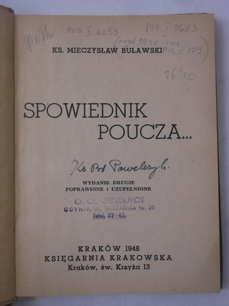Spowiednik poucza, 1948 r.