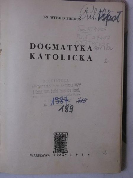 Dogmatyka Katolicka