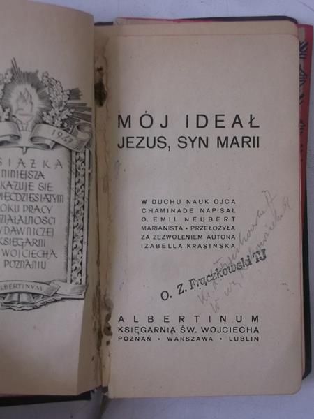 Mój ideał Jezus, Syn Marii, 1936 r.