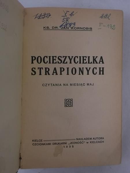 Pocieszycielka straconych, 1935r.