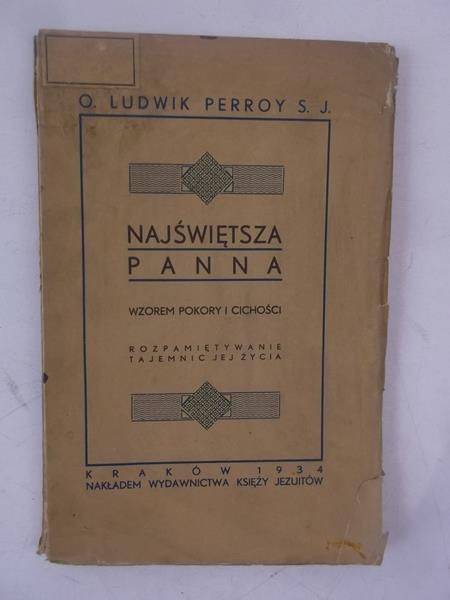 Najświętsza Panna wzorem pokory i cichości, 1934 r.