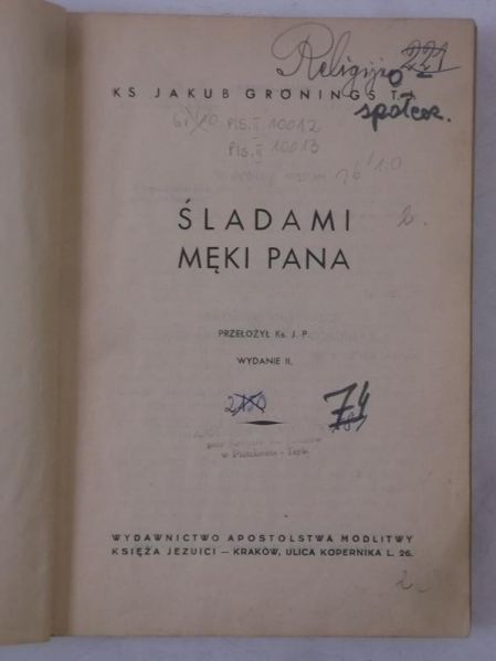 Śladami Męki Pana, 1947 r.