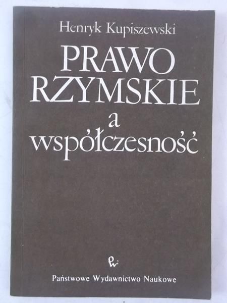Prawo rzymskie a współczesność