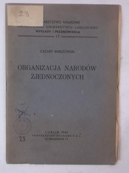 Organizacja Narodów Zjednoczonych, 1946 r.