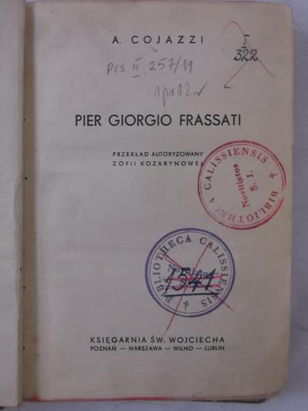 Piotr Jerzy Frassati, 1936 r.