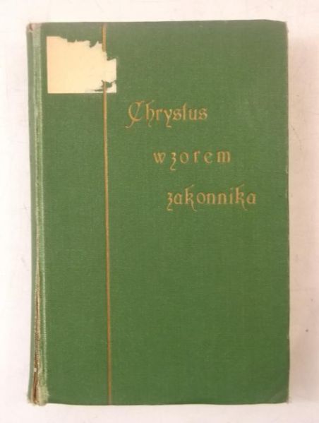 Chrystus wzorem zakonnika, 1927 r.