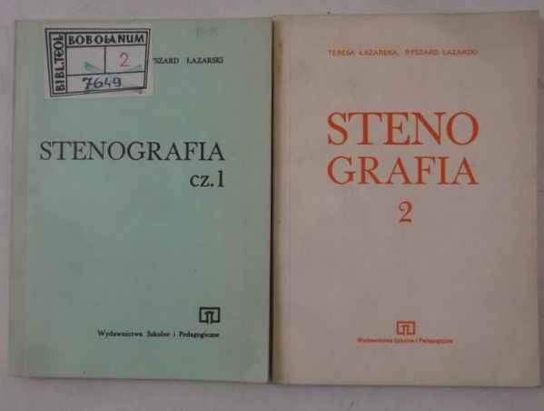 Stenografia, Części I-II