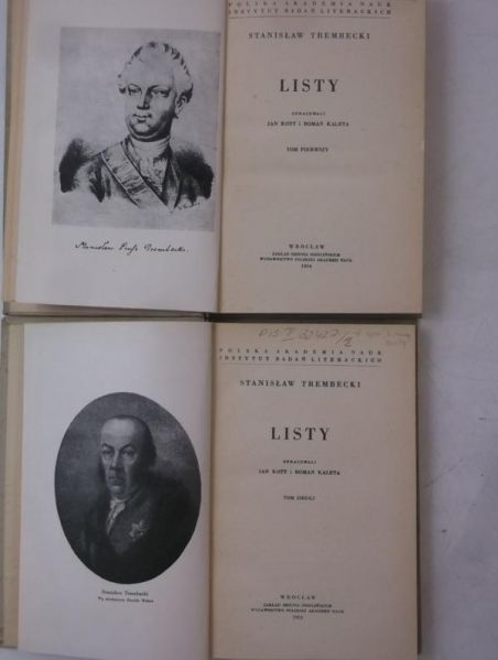 Listy, Tom I-II