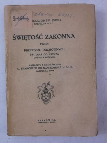 Józefa Łukasz - Świętość Zakonna, 1942 r.