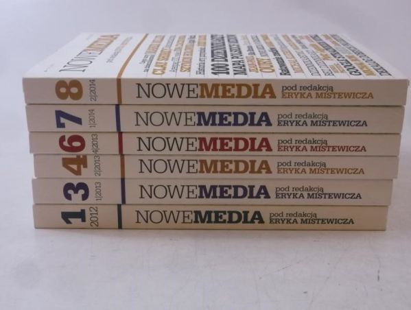 Mistewicz Eryk (red.) - Nowe media, tom 1, 3, 4, 6-8
