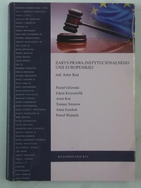 Zarys prawa instytucjonalnego UE