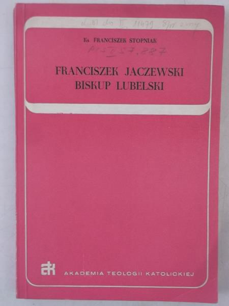 Jaczewski biskup lubelski