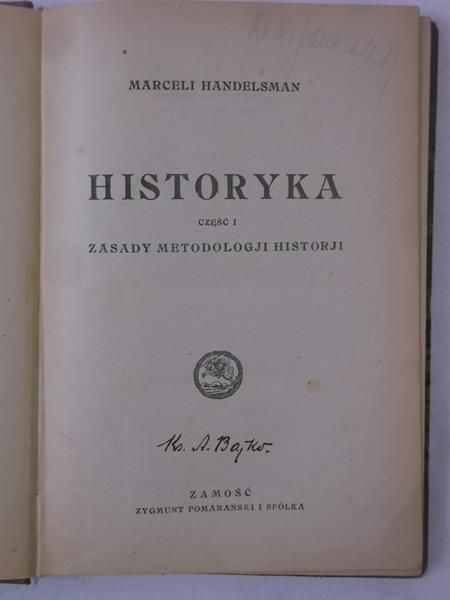 Handelsman Marceli - Historyka